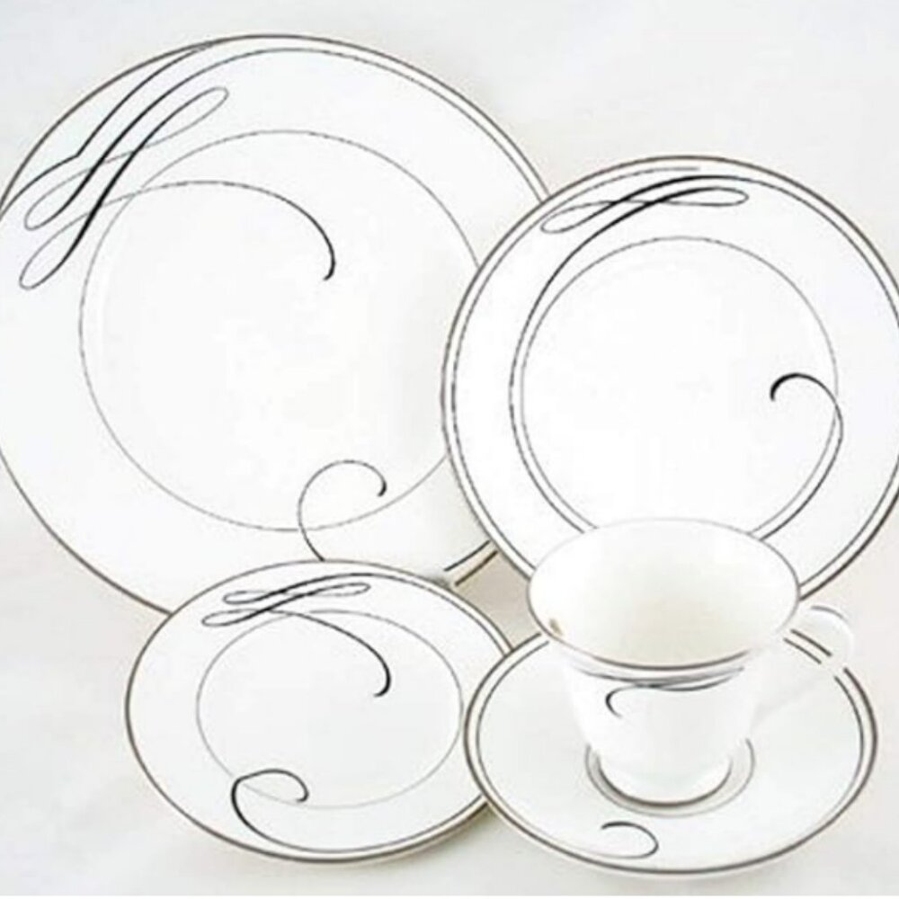 5 Piece Place Setting Ballet Ribbon (Platinum) by WATERFORD CHINA (12)